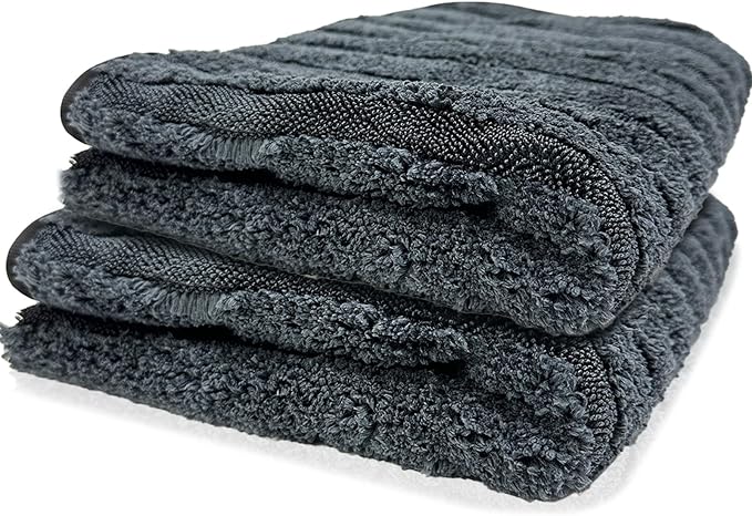 Microfiber Towels for Cars Drying Towels Car Detailing 35"x 24" Extra Large Ultra Absorbent for Cars and Trucks, Without Streaks, Scratches, or Water Spots (2 Pack Gray)