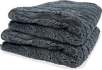 Microfiber Towels for Cars Drying Towels Car Detailing 35"x 24" Extra Large Ultra Absorbent for Cars and Trucks, Without Streaks, Scratches, or Water Spots (2 Pack Gray)