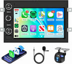 8Core 4G 64G Radio for Ford F150 F250 F350 Fusion Edge Explorer Expedition Car Stereo,7inch 1080P HD IPS Touchscreen,5.0 Bluetooth,Wireless Carplay Android Auto,DSP GPS WiFi FM/RDS AHD Backup Camera