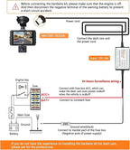 Dash Cam Hardwire Kit, Mini USB Port, DC 12V - 24V to 5V/2.5A Max Car Charger Cable kit with Fuse, Low Voltage Protection for Dash Cam Cameras