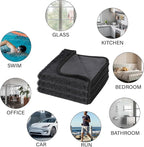 Shiny Cleaning Wipes, 3Pack Shiny Cloths Drying Towels,Shower Doors Drying Towels,16 * 16" Streak Free Glass Window Car Mirror Super Absorben Microfiber Cleaning Cloths