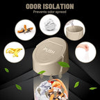 Car Trash Can Bin with Lid - Car Garbage Can Cup Holder - Beige Mini Leakproof Vehicle Trash Garbage Can Bin with 20pcs Trash Bags-Car Organizers and Storage for Front Back Seat Accessories