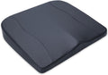 Premium Car Seat Cushion, Memory Foam Driver Seat Cushion to Improve Driving View- Coccyx & Lower Back Pain Relief - Seat Cushion for Car, Truck, Office Chair (Leather Classic Black)