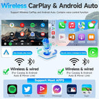 Android 13 Car Radio for Hyundai Elantra 2011 2012 2013 Stereo Upgrade with Wireless Carplay Android Auto 9'' IPS Touchscreen with GPS Navigation Bluetooth SWC WiFi Backup Camera MIC（4+64G）