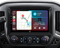 10" 64G Car Stereo for GMC Sierra Chevy Silverado 2014 2015 2016 2017 2018 Upgrade, Touchscreen Radio Head Unit Carplay/Android Auto/GPS/Bluetooth/AM/FM Radio/HD Backup Cam/SWC/Support Bose-System