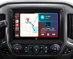 10" 64G Car Stereo for GMC Sierra Chevy Silverado 2014 2015 2016 2017 2018 Upgrade, Touchscreen Radio Head Unit Carplay/Android Auto/GPS/Bluetooth/AM/FM Radio/HD Backup Cam/SWC/Support Bose-System