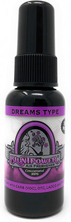 (Dreams, 1 Pack) Concentrated Air Freshener for Room and Car Spray - Oil-Based Diffuser Spray Bottle - Long-Lasting Bathroom Spray, Car Freshener, & Odor Eliminator Spray