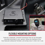 Cobra 75 All Road Wireless CB Radio, Black & HG A1000 18.5 inch Magnetic Mount CB Antenna – Heavy Duty Magnet, for use in Cars, SUVS Recreational Vehicles 100 Watt Power Handling Capability, Black