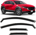 Voron Glass in-Channel Extra Durable Rain Guards for Mazda CX-30 2020-2026, Window Deflectors, Vent Window Visors, 4 Pieces - 201235