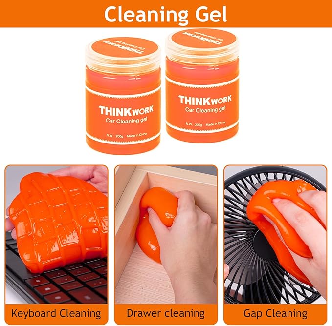 Windshield Cleaner Tool, Car Detailing Kit Interior, Car Cleaning Kit Interior and Exterior Detail Brush, Auto Supplies & Accessories for Men Women