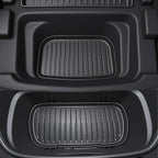 Tesla Model Y Juniper 2025 2026 Floor Mats & Cargo Liners Full Set 10 PCS Extra-Thick TPE CabinProtect™ for 5-Seater | All-Weather Pet & Child-Friendly Accessories(Not for Standard)