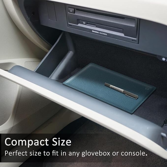 Car Registration and Insurance Card Holder, Vehicle Glove Box Card Organizer Wallet Automobile Accessories for License