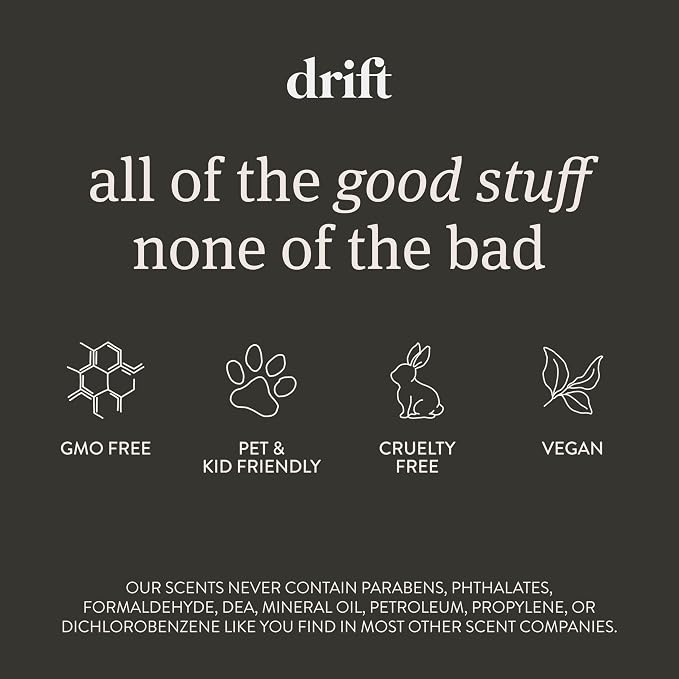 Drift Car Air Freshener - The Original Wood Air Freshener - Car Odor Eliminator - Long Lasting Scent - Metal Clip - Clean Ingredients - Coconut & Pistachio Scent 3 Pack Refill - NO CLIP INCLUDED