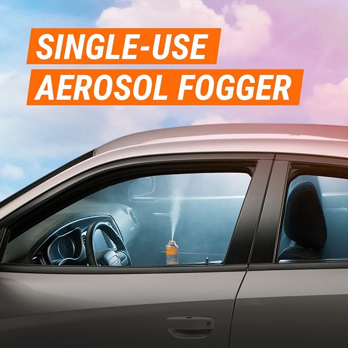 FRESH fx Rapid Odor Eliminator, Fogger Car Air Freshener, 3 Pack | Tranquil Skies scent with odor elimination technology freshens interiors and vents; 1.5-ounce car odor remover