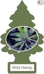 Air Fresheners Car Air Freshener. Hanging Tree Provides Long Lasting Scent for Auto or Home. Wild Hemp, 24 Air Fresheners