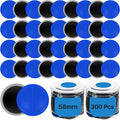 160 Pcs Heavy Duty Tire Patches Radial Patch Round Fast Repair Cold Tyre Puncture Repair Kit for Car Truck Motorcycle Automobile Bike Inner Tire (58 mm)
