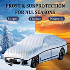 Car Windshield Snow Cover, 7-Layer Thickened Windproof Waterproof Windscreen Snow LCE Frost Protection, Automotive Exterior Windshield Ice Cover, Universal for Vehicles (66.9 × 19.7'')