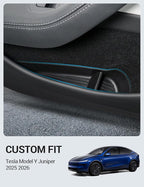 2026 Tesla Model Y Juniper & Model Y L Door Side Storage Box Door Pocket Liner Side Organizer Tray Waterproof TPE Front & Rear Model Y Juniper (Standard/Premium/Performance 2025/2026)