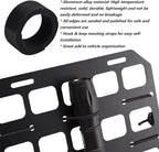 Vehicle Rigid MOLLE Panel Car Seat Headrest Organizer EDC Pouch Tool Holster Bag Holder Auto Interior Accessories Tactical Gear Rack Truck Equipment Mount Plate Modular Storage Shelf