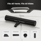 2Pcs Car Air Freshener Vent Clips, Car Diffuser Essential Oils Kit with 5 Different Essential Oils (0.34oz Each) & 12 Refill Sticks, long lasting Cars fragrance for House