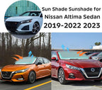 for Altima 2024 Windshield Sun Shade Sunshade for Nissan Altima Sedan 2019-2022 2023 Windshield Cover Front Window Sun Shield Foldable Sun Visor Protector UV Heat Protection Car Accessories