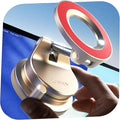 for Magsafe Car Mount, Cell Phone Holders for Your Car, Magnetic Car Accessories for Women Men Truck Jeep BMW, Vacuum Gifts Kits for iPhone 17 Pro Max 16 15 14 13 12, Samsung S26, Gold Red