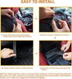 Car Net Pocket Handbag Holder Between Seats Back Storage Organizer Purse Holder for Console Front Seat Storage Barrier