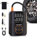 Portable 160PSI Cordless Tire Pump with Digital Gauge, Auto Stop & LED | Cordless Portable Tire Inflator 160PSI for Car Motorcycle Bike Ball