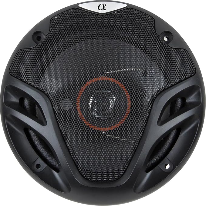 AS265P Loudspeakers 2 Pairs of 6.5" 350W Max 3-Way Speakers 4 Ohms Premium Quality Audio Door Speakers for Car or Truck Stereo Sound System