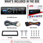 KD-X560BT - Digital Media Car & Marine Bluetooth Receiver iPhone/Android/USB/AUX Car Stereo with Rear Camera Input