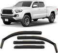 in-Channel Incredibly Durable Rain Guards for Toyota Tacoma 2016-2023 Double Cab, Truck Accessories, Vent Window Visors, Vent Deflector, Original Window Deflectors, 4 pcs - 616173