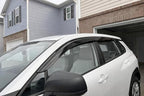 2022-2026 Tape-on Rain Guards for Toyota Corolla Cross Side Window Deflector Visors L LE XLE Hybrid S SE XSE Durable Tinted Vent Shade 2023 2024 2025