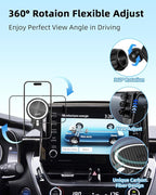 PZK Car Phone Mount for 2019-2026 Toyota Corolla/Corolla Cross 2022-2026 | Corolla Hatchback Accessories 8-inch Screen Magsafe Magnetic 15W Fast Wireless Charging Car Phone Holder Not Affect Vent