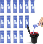 Portable Toilet Absorbent Gel, Portable Toilet Powder Poo Urine Powder for Camping Outdoor Hiking