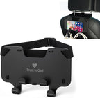 Adjustable Car Seat Headrest Hooks, Universal Fit for All Headrest Styles, Purse Hook with Phone Holder, Car Purse Hooks for Bags, Multifunctional Car Organizers and Storage