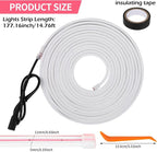 Car LED Strip Lights - Trunk Cargo Ambient Lighting, Pink 10000K, 177.16 inches Flexible Cuttable LED Light Strip, Easy Install, Waterproof, Universal Fit for Car Trunks, SUVs, and Vans