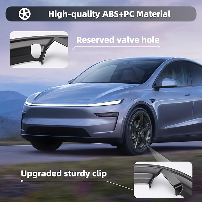 19 in Rim Protector for Model Y Juniper 19" Crossflow Wheel Cover All-in-one Car Tire Trim Ring Rim Case Hubcap for Tesla ModelY 2025 2026 Juniper Accessories