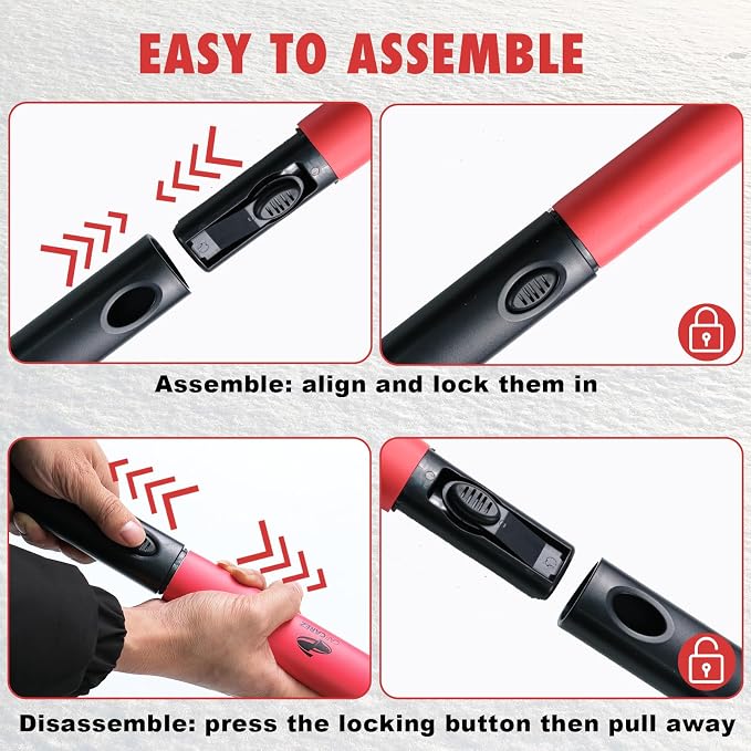 39" Extendable Car Snow Brush and Ice Scraper, Windshield Window Ice Snow Removal Snow Broom with Foam Grip 180° Pivoting Brush Head Snow Scraper for Car Auto Truck SUV
