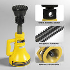 20 Ton Professional Car Support Screw Jack for House Construction Bridge Stabilization, Yellow (40,000 LBs)