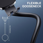 Phone Holders for Your Car [Gooseneck Flexible] Phone Stand for Car Dashboard Windshield Automotive Accessories [Strong Suction Cup] Cell Phone Car Mount for All iPhone Android Smartphone