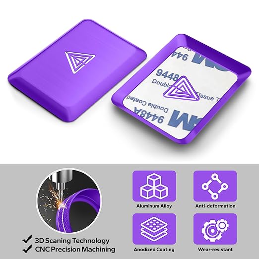 Polodunn for Honda Civic 2022-2025, for Accord/HRV/CRV 2023-2025, for Acura Integra 2023 2024 - Hazard Warning Light Push Button Cover, Emergency Flashers Trim Accessories (Purple)