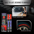 Color Tire Paint Pen - Waterproof Permanent Paint pens for Car Wheels Lettering | Car Wash Safe and Durable | Made in Japan