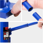 3 tons / 6000 lbs Lifting Automotive Welded Hydraulic Bottle Jack for Car SUV Pickup Truck, Auto Repair, with Manual Handle & Carrying Storage Case, Blue