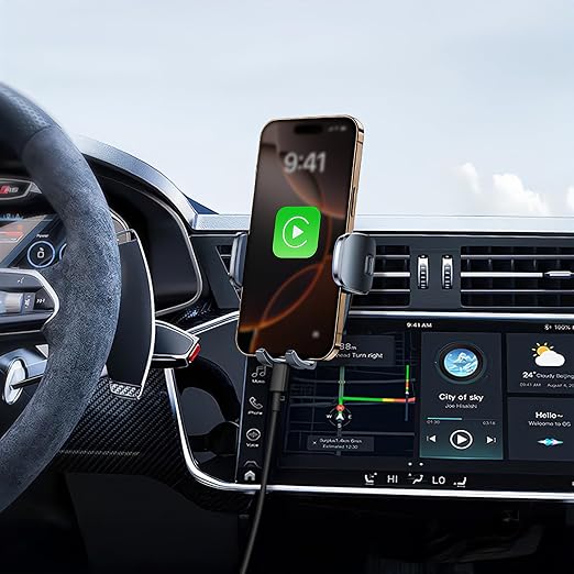 3FT Car Carplay Cable for iPhone 17 16 15 Cable USB to USB C Cable[Apple MFi Certified] USB C Carplay Cord,iPhone 17 Charger Cord,iPhone 16 Car Charger,USB to Type C Cable Car Charging Cable（Black）