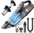 Handheld Vacuum Cordless, 15000PA Strong Suction Hand Held Car Vacuum Cleaner Portable with Multi-Nozzles & Washable Filter, Lightweight Rechargeable Vacuum Cleaner for Home, Car, Office, Pets
