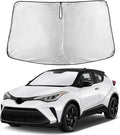 Windshield Sunshade Compatible for Toyota CHR 2018-2021 2022 2023, Sun Visor for Front Windshield & Window Sun Shade Cover, UV Heat Blocker & Protector, Car Accessories