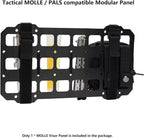 Vehicle MOLLE Panel Car Visor Organizer Storage Rack Rigid Insert Panel for Backpack Tactical Accessories Gear Holder Molle Pouches EDC Gadgets Small Tools Pens Sunglasses