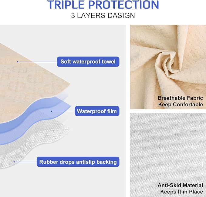 Waterproof Seat Cover Towel, Premium Sweat Carseat Protector, Perfect for Universal Anti-Slip Car Truck SUV Seat, Great for Surfing Yoga Gym Workout, Four-Leaf Clover