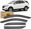 Window Visors Rain Guards for Chevy Equinox 2018-2024, Outside Mount Window Deflectors Vent Shades for Comfortable Driving, Fresh Air Flow & Rain Protection, Smoke Tinted, 4PCS