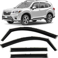 in-Channel Incredibly Durable Rain Guards for Subaru Forester 2019-2024, Original Window Deflectors, Vent Window Visors, Vent Deflector, 4 pcs. - 619342